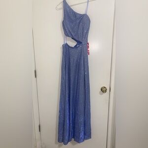 City Vibe One Shoulder Maxi dress